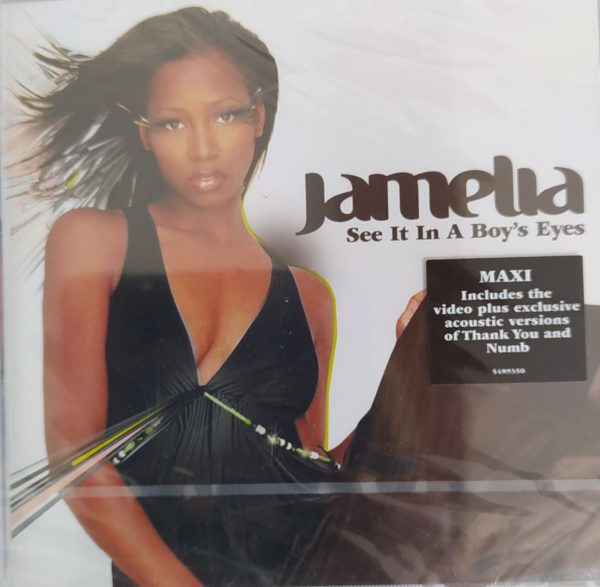 JAMELIA - See it in a Boy's eyes MAXI Includes the Vidéo plus exclusive acoustic versions Of thank you an Numb